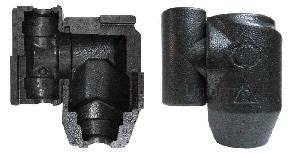 Spirotech SpiroTrap Fertigisolierung für Spirotrap Ansicht innen und außen